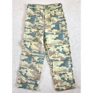 We the Free Remy‎ Camo Crop Jeans Flap Pockets 100% Cotton
